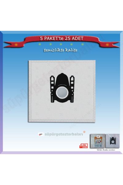 Bosch Bsa 61000-61922 Logo Vacuum Cleaner Dust Bag - 25 Pcs 200620