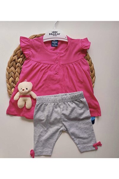 Nazar Bebe Pembe Kız Bebek Takım