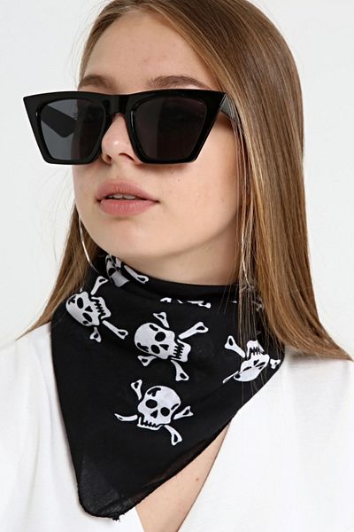 michaeller Bandana Skull 100% Cotton Unisex Μαύρο