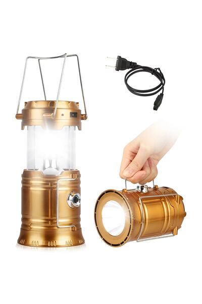 abnturk 6ledli Hem Güneş Enerjisi Hem Kabloyla Şarj Olabilen Fenerli Usb Çıkı...