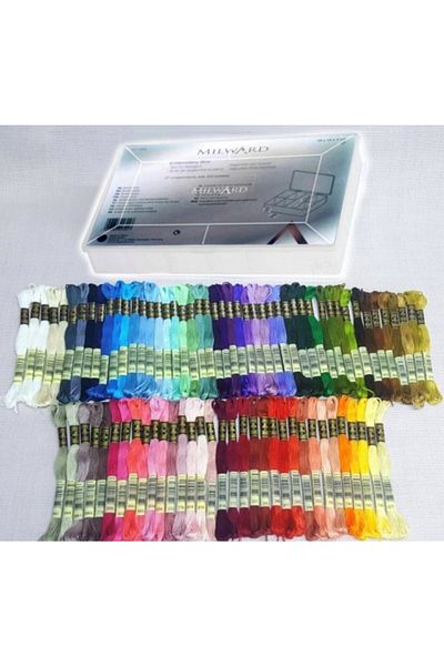 Dmc Muline Thread Set Mixed Colors 80 Pieces - Boxed