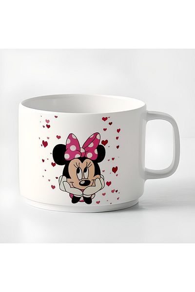 GünayStore Double Turkish Coffee Cup & Espresso Cup Minnie Small Mug 8x5