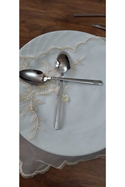 Kardelen 6 Turquoise Table Spoons