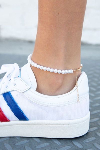 Atelier Çağla Pearl Anklet - Relaxed Fit