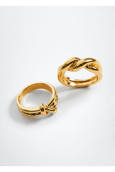 MANGO Woman Verflochtener Ring