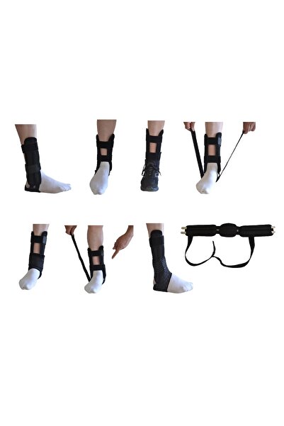 BELLFLEKSS دعم الكاحل مع دعم Malleol بعد العملية - معدن مزدوج (كل بالمائة)