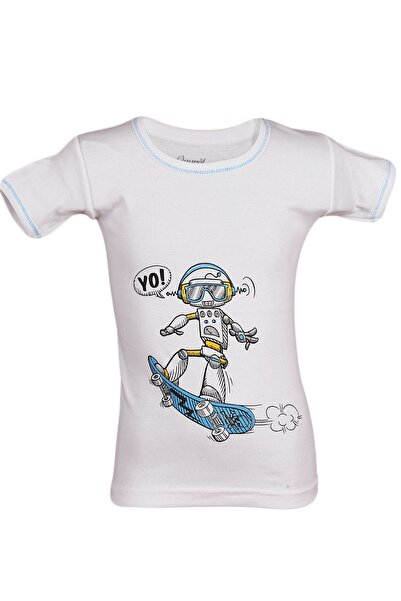 Onurel Хлопчача 100% бавовна/коттон 6-пачка Футболка з принтом, короткий рукав