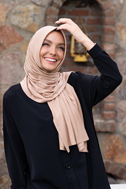 ELANS Penye Hazır Şal Açık Kahve