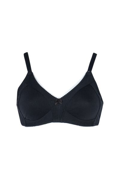 NBB Women's Gray Minimizer, Combed Cotton Gathering Bra Shaper