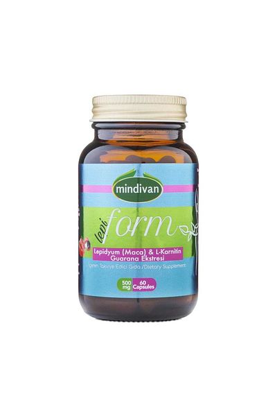 Mindivan Lepi Form L-Carnitine 60 Herbal Capsules