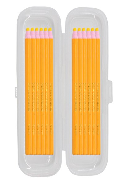ekoset String Pen, Grease Wax Pen, China Marker Yellow 12 Pieces