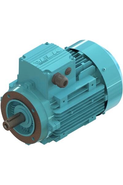 ELK 0.18 Kw 1/4 Hp 1500d-b14 (2el063m4c) 380 400 Volt Trifaze Ie2 B14 Ayaksız Flanşlı Elektrik Motor