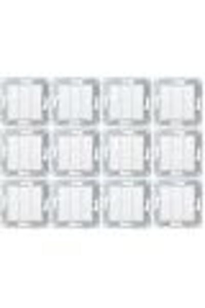VİKO Karre - Meridian 12 Pieces Triple Switch - Frameless