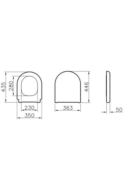 VitrA 121-003-909 Soft Close Toilet Seat