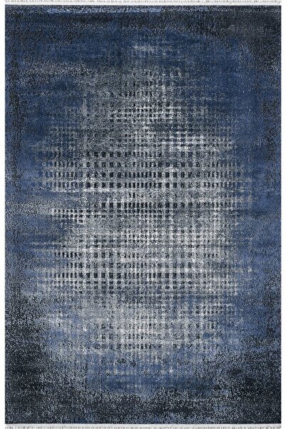 Royal Halı Babıl Bx13a Antrasit Mavi Modern Makine Halısı