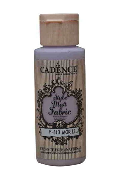 Cadence F-613 Style Matt Fabric Kumaş Boyası Mor Lila