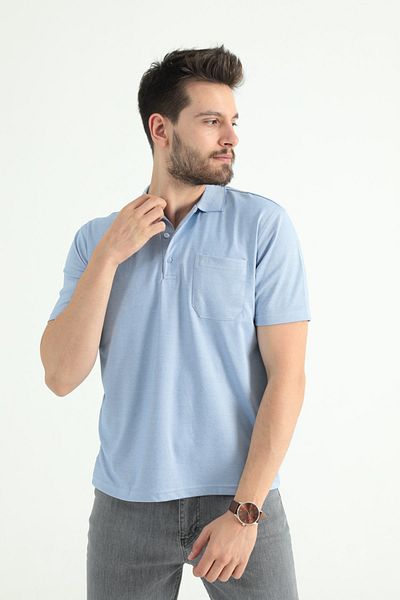 ModaPlaza Tricou polo pentru bărbați 1001