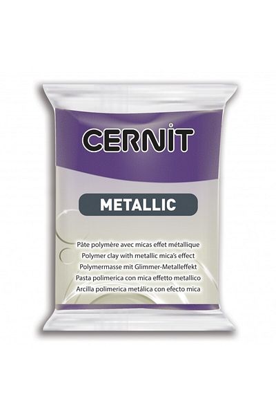 Cernit Metallic Polymer Clay 56Gr Violet 900
