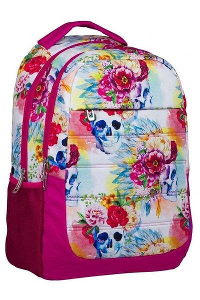ÜMİT ÇANTA Famebag- Floral Girl's School Backpack and Pen Holder Bag Set