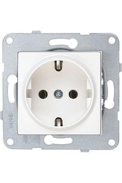 VİKO Karre - Meridian Grounded Socket - Frameless