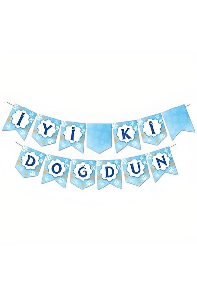 DÜVENCİ TİCARET Zigzag Banner - Snowflake
