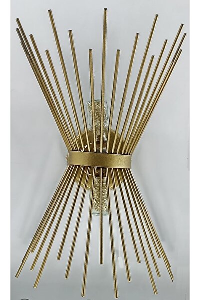 gaziantepavize Metal Gold Kirpi Duvar Pilli Aplik -