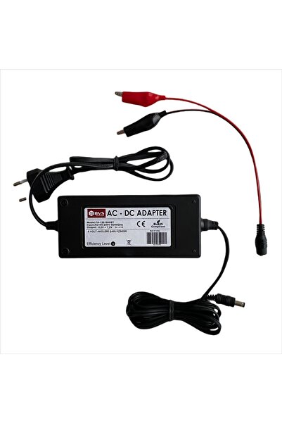 Bvs Elektronik 6 Volt 3.5 Amper Çocuk Araba Oyuncak Akü Şarj Cihazı Adaptörü Otomatik Kesicili 6v 3.5a Akü Şarz