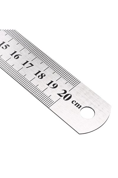 YSB 20 Cm Steel Ruler with Inch Measurement