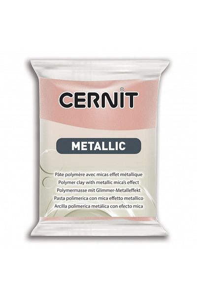 Cernit Metallic Polymer Clay 56g 052 Pink Gold