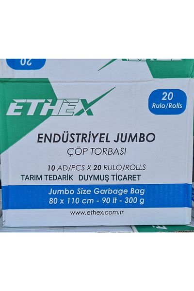 Ethex Industrial Jumbo Garbage Bag 80×110 300g