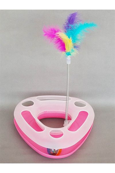 Eastland Triangle Interactive Cat Toy 26x25x36