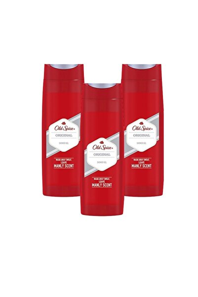 Old Spice Original Shower Gel 400 ml * 3 Pieces