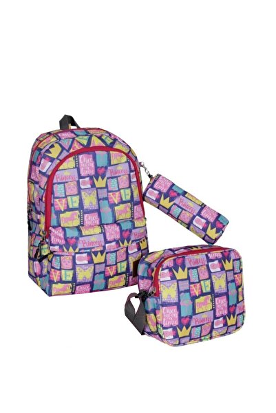 Çanta Sepetim Set školske torbe za ishranu sa držačem za olovke