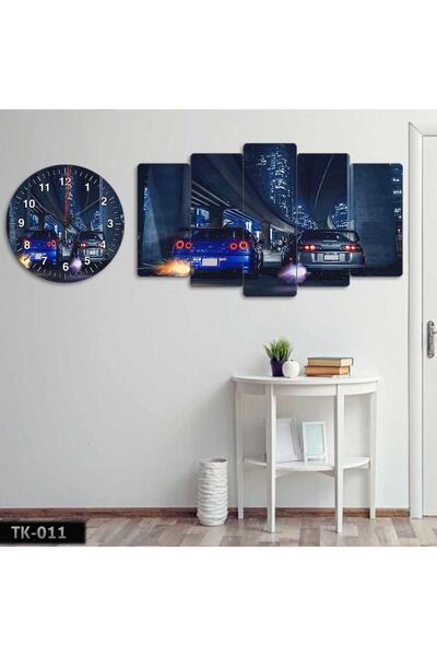 EVLOYA Nissan Gtr - Toyota Supra - Tablo Saat Kombini