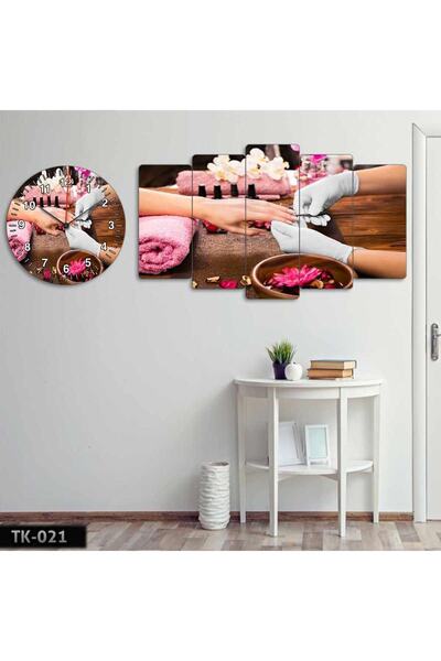 EVLOYA Kuaför, Güzellik Merkezi, Tırnak Bakım - Tablo Saat Kombini