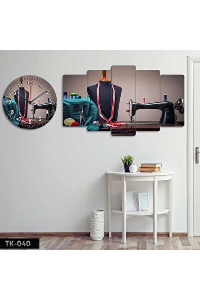 EVLOYA Terzi, Dikiş Makinesi, Meslek - Tablo Saat Kombini