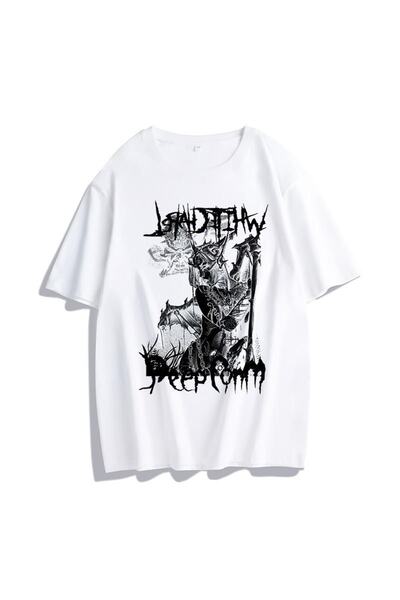 GALASHOP Emo Anime Goth Tshirt