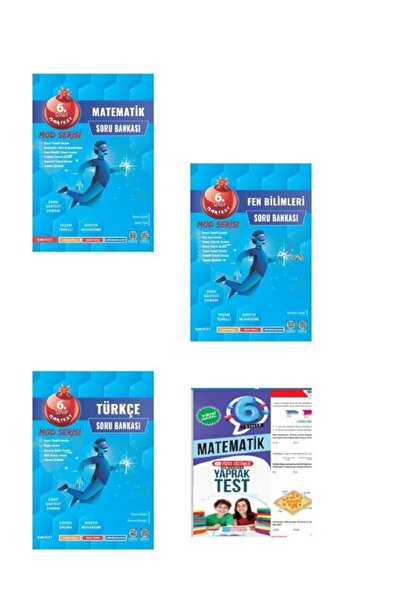 Tudem Yayınları 6 Sınıf Mod Serisi Matematik Fen Türkçe Soru Bankası ve Matem...