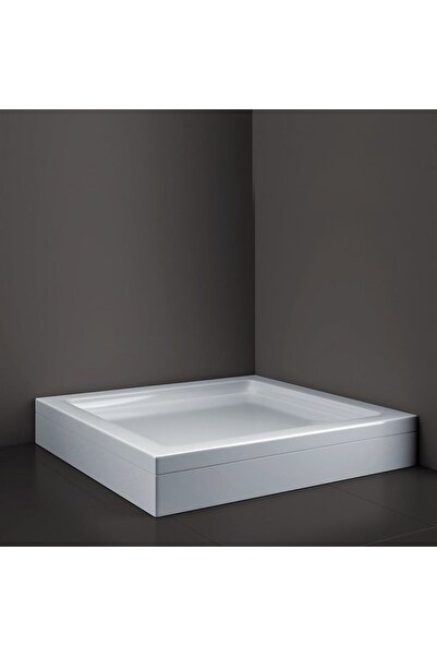 Esca 80x80 Kare Panelli Duş Teknesi H-15 Cm Yükseklik Kaliteli Sert Akrilik - Duşakabin
