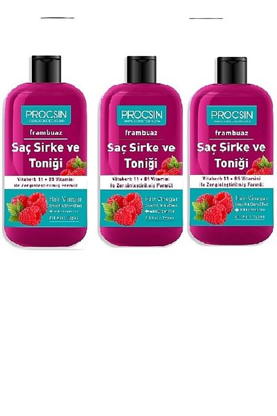 PROCSIN Raspberry Hair Vinegar and Tonic 3*250 ml