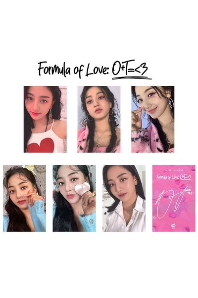 Kpop Dünyasi Twice Jihyo "Formula Of Love" Album Card Set