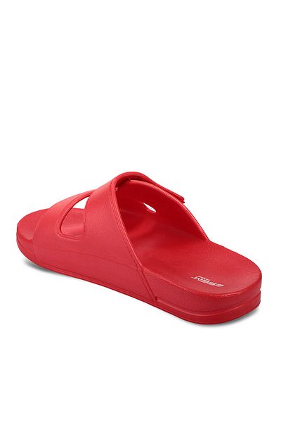 Esem Pantolette
 - Rot - Flacher Absatz