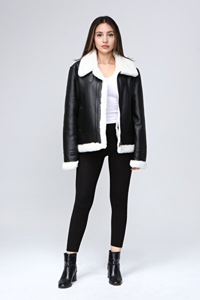 CE-YIL DERİ ÜRÜNLERİ Kadın Hakiki Deri Kürk