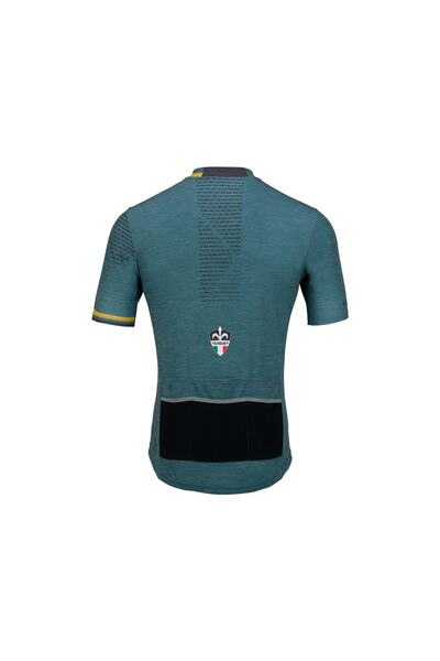 Wilier قميص ركوب الدراجات Triestina Maglia Gravel Brave - أخضر - S