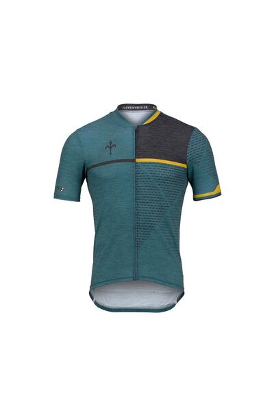 Wilier قميص ركوب الدراجات Triestina Maglia Gravel Brave - أخضر - S