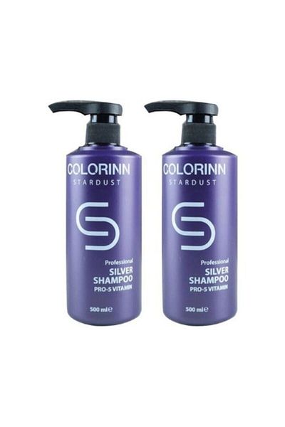 Colorinn Stardust Silver Purple Shampoo 500 ml 2 Pieces