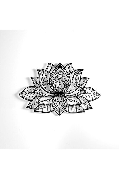Colorfull Worlds 3d Mandala Lotus Çiçeği Metal Duvar Dekoru - Ev Ofis Hediye ...