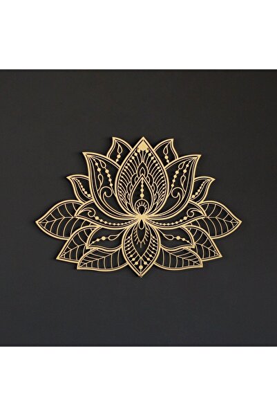 Colorfull Worlds 3d Mandala Lotus Çiçeği Metal Duvar Dekoru - Ev Ofis Hediye ...