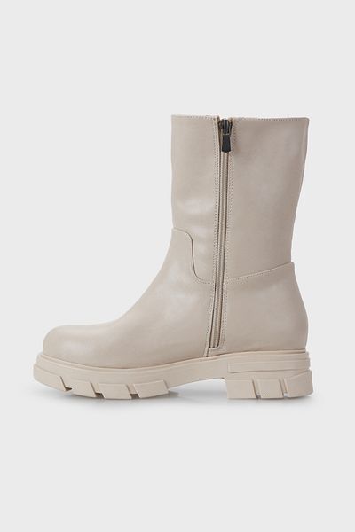 Pierre Cardin ® |   PC-52063-3076 Cream - Γυναικείες Μπότες