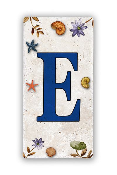 Oscar Stone Decor Φυσική πέτρα Αριθμός πόρτας Γράμμα Ε